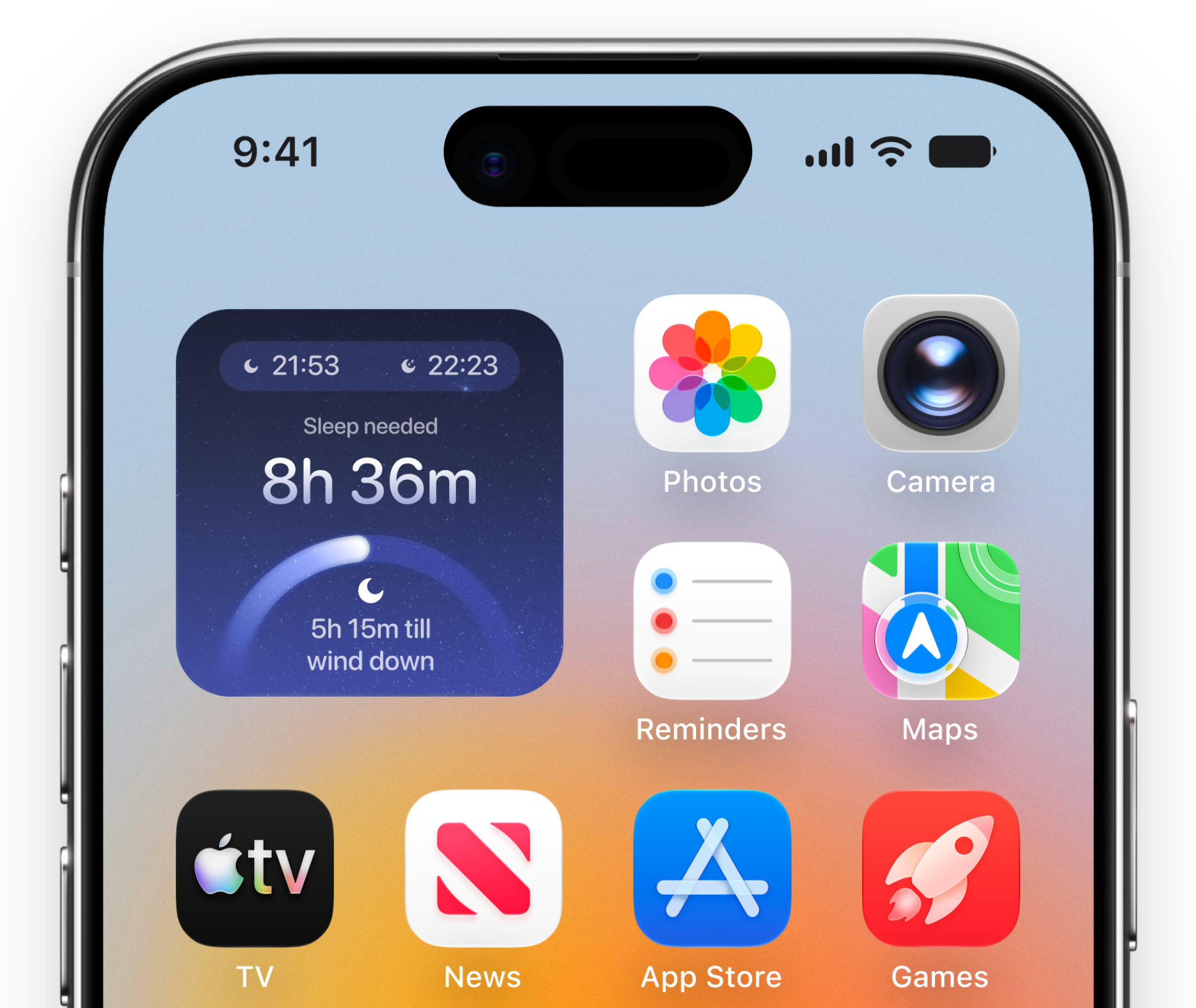 Bevel widget mockup