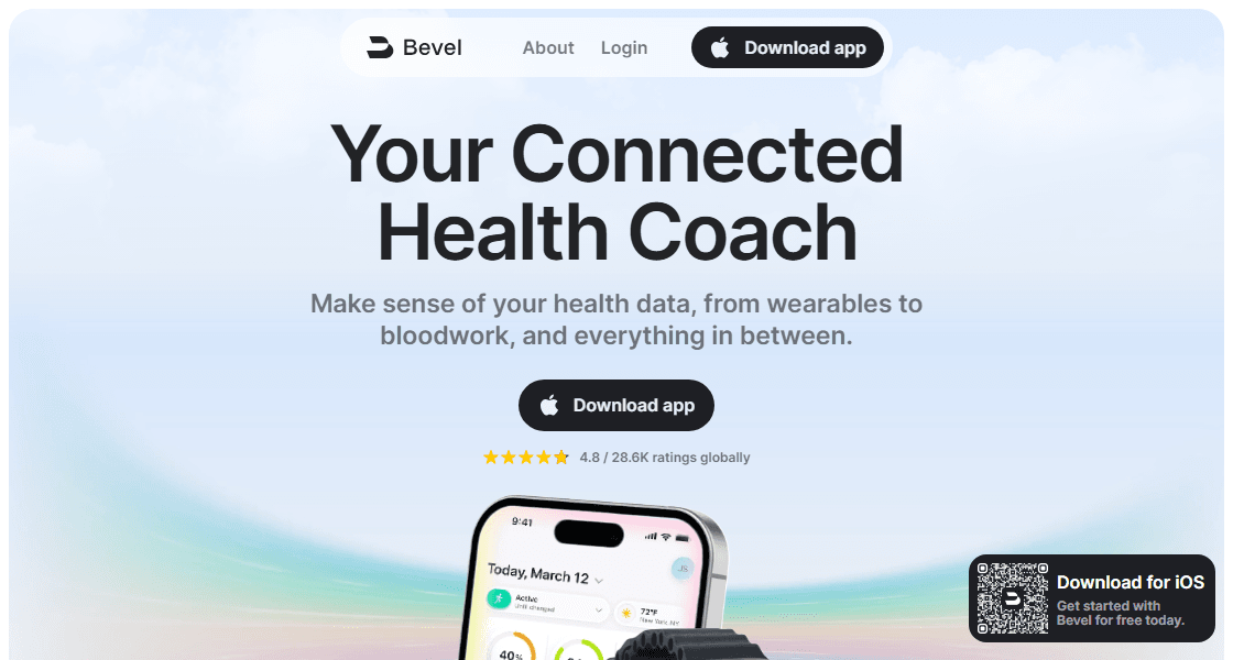 Bevel Health website preview